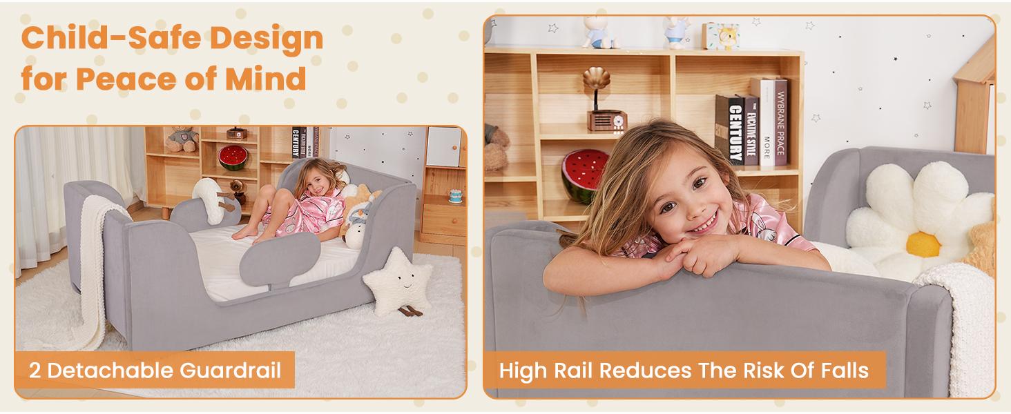 #Summervibes Naudacaa Toddler Bed Frame, Whole Soft Padded Toddlers Floor Bed Frame, Kids Beds with Extra Safety Broad, Toddler Beds for Girls Boys Children - Standard Crib Size (Mattress NOT Included) Durable #Summervibes Naudacaa Toddler Bed Frame, Whole Soft Padded Toddlers Floor Bed Frame, Kids Beds with Extra Safety Broad, Toddler Beds for Girls Boys Children - Standard Crib Size (Mattress NOT Included) Durable
