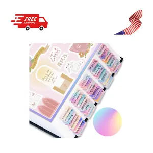 Bible Tabs with Unique Stickers, Bible Tabs for Women, Bible Study Supplies (Rainbow)