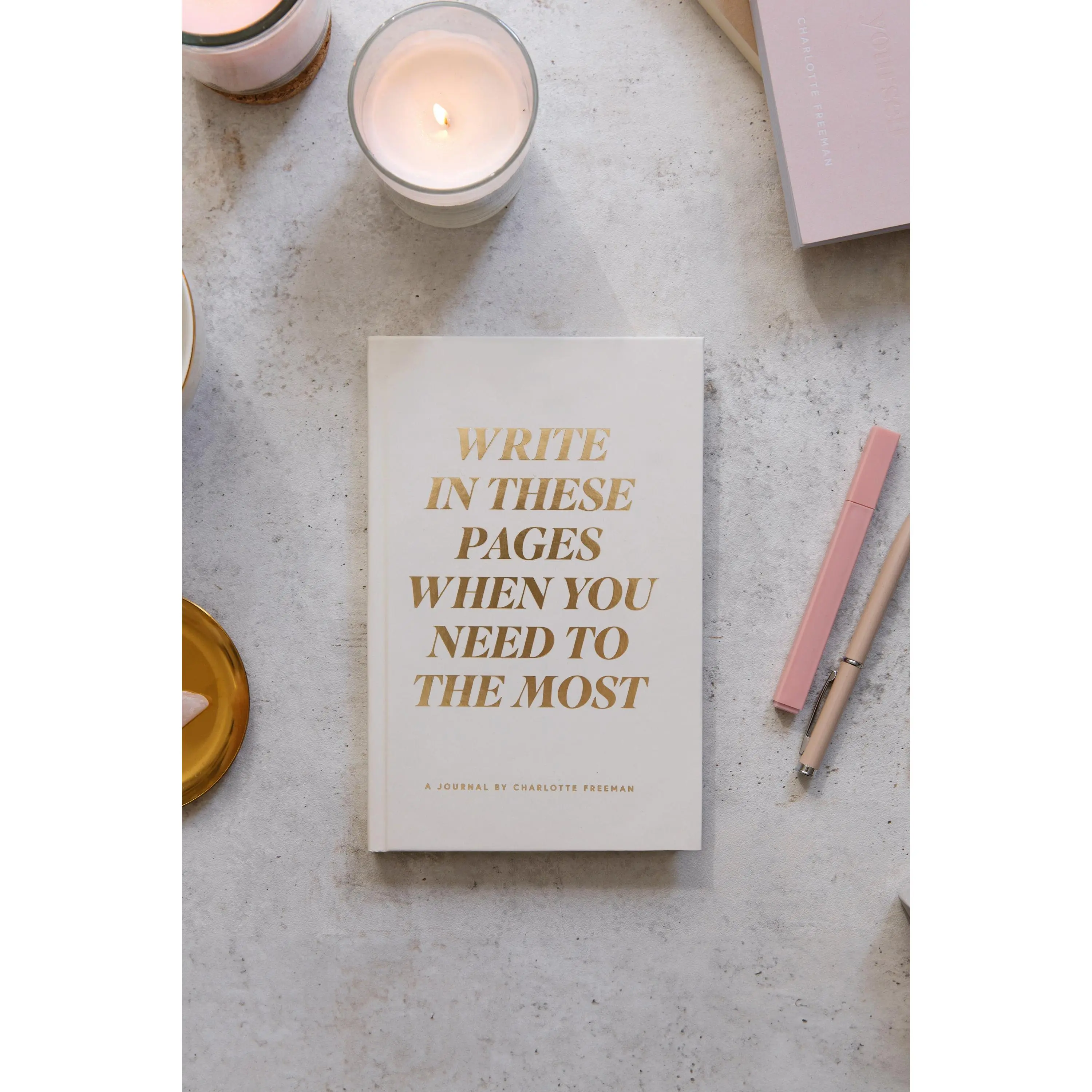 Undated Journal - Office Stationery Notebook with Premium Paper, Ample Writing Space, Junk Journal Aesthetic, Printed Text for Daily Use, Journal Notebook