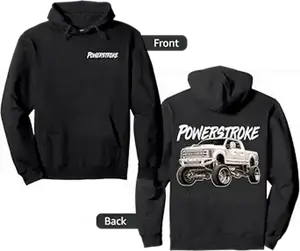 Diesel Power Stroke Coal Rolling Turbo Diesel Truck Pullover Hoodie