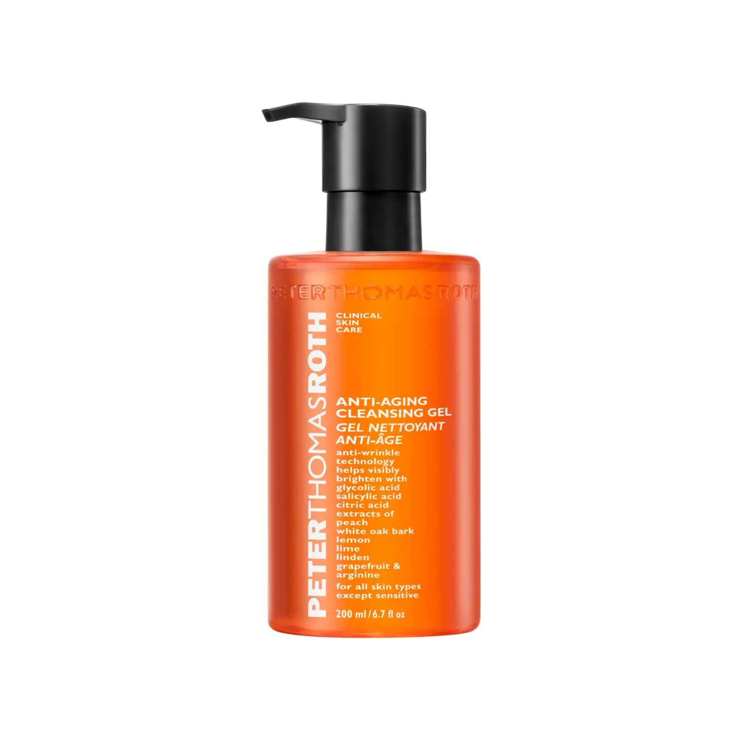 Peter Thomas Roth Anti-Aging Cleansing Gel, Facial Cleanser, Makeup Remover, Brightening Cleanser