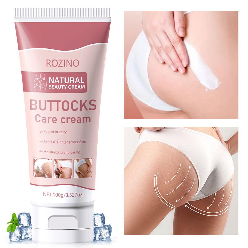 ROZINO Natural Beauty Cream 100g Tube Pack Buttocks Care Firming & Lifting Moisturizing Smooth Refining Skin Repair Moisturizing Contour Daily Firming Smoothing Soothing Moisturizer Moisture