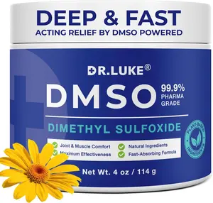 Dmso Cream: 99.9% Pure DMSO Pharmaceutical Grade Cream with Arnica, Frankincense, Magnesium, Curcumin, Vitamin E for Topical Muscle, Joint Comfort - 1 Pack