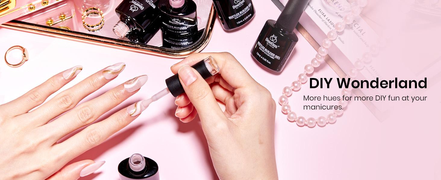 Beetles Builder Gel for Nails, 7 in 1 Strengthener Gel Builder for Nails, Jelly Clear Pink Nude Hard Gel Builder Gel for Nail Apex Nail Thickening Extension Gel Soak Off Uv for Women Manicure Beetles Builder Gel for Nails, 7 in 1 Strengthener Gel Builder for Nails, Jelly Clear Pink Nude Hard Gel Builder Gel for Nail Apex Nail Thickening Extension Gel Soak Off Uv for Women Manicure