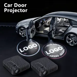 2Pcs Car Door Logo LED Light Projector Car Door Step Courtesy Welcome Lights HD Car Welcome Courtesy Ghost Shadow Lamp