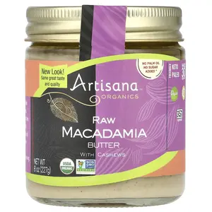 Artisana Organics, Raw Macadamia Butter with Cashews, 8 oz (227 g)