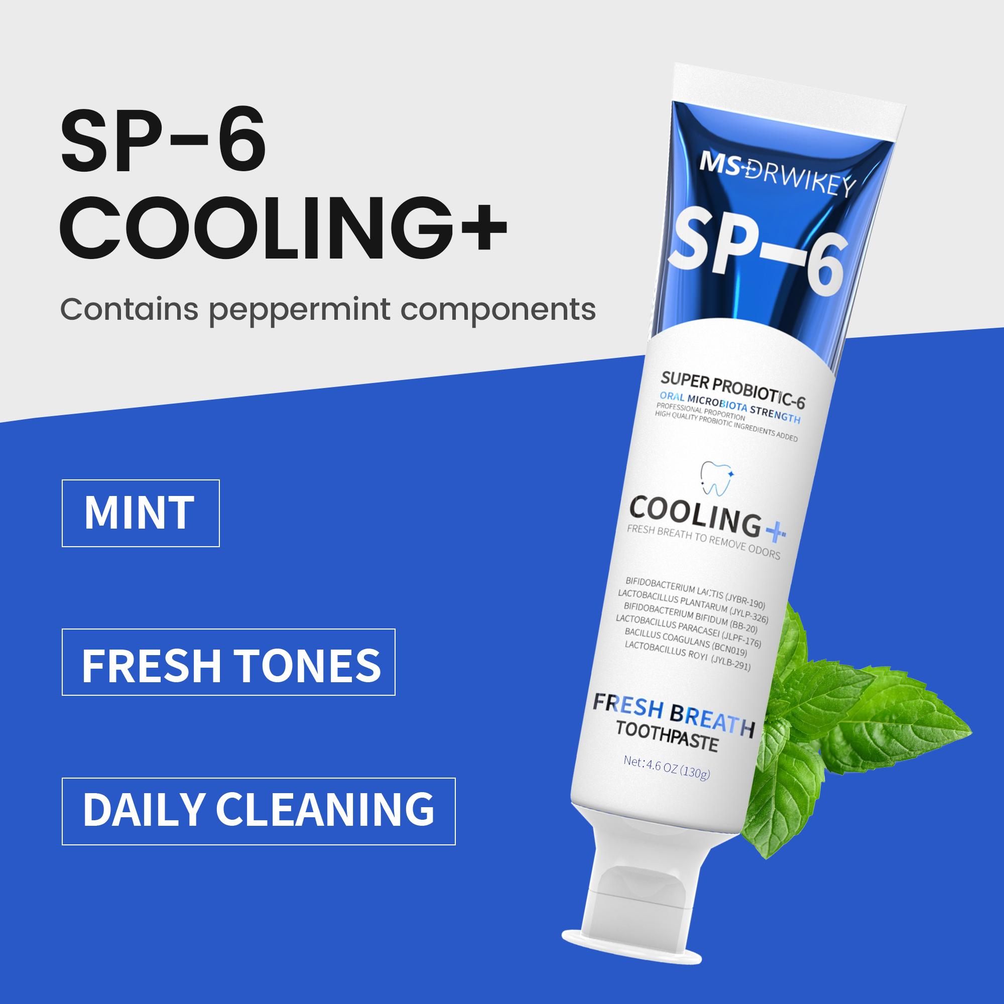 MSDRWIKEY Fresh Breath Toothpaste | Dual Protection with Probiotics & Plant Extracts | Long-Lasting Freshness & Confident Smile