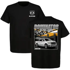 Ram Dominator of the Land Shirt, Pickup Truck Graphic Tee, Tough Work Truck Design, Casual Unisex T-Shirt, Gift For Ram Truck Fans