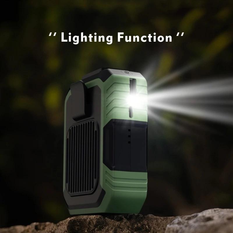 2026 Portable Waist Clip Fan 4000mAh Rechargeable Personal Fan with LED Light, 3-Speed 13000RPM Strong Airflow, Hands-Free Belt Fan for Camping, Outdoor Work, Hiking, Fishing – Gift for Dad 2026 Portable Waist Clip Fan 4000mAh Rechargeable Personal Fan with LED Light, 3-Speed 13000RPM Strong Airflow, Hands-Free Belt Fan for Camping, Outdoor Work, Hiking, Fishing – Gift for Dad