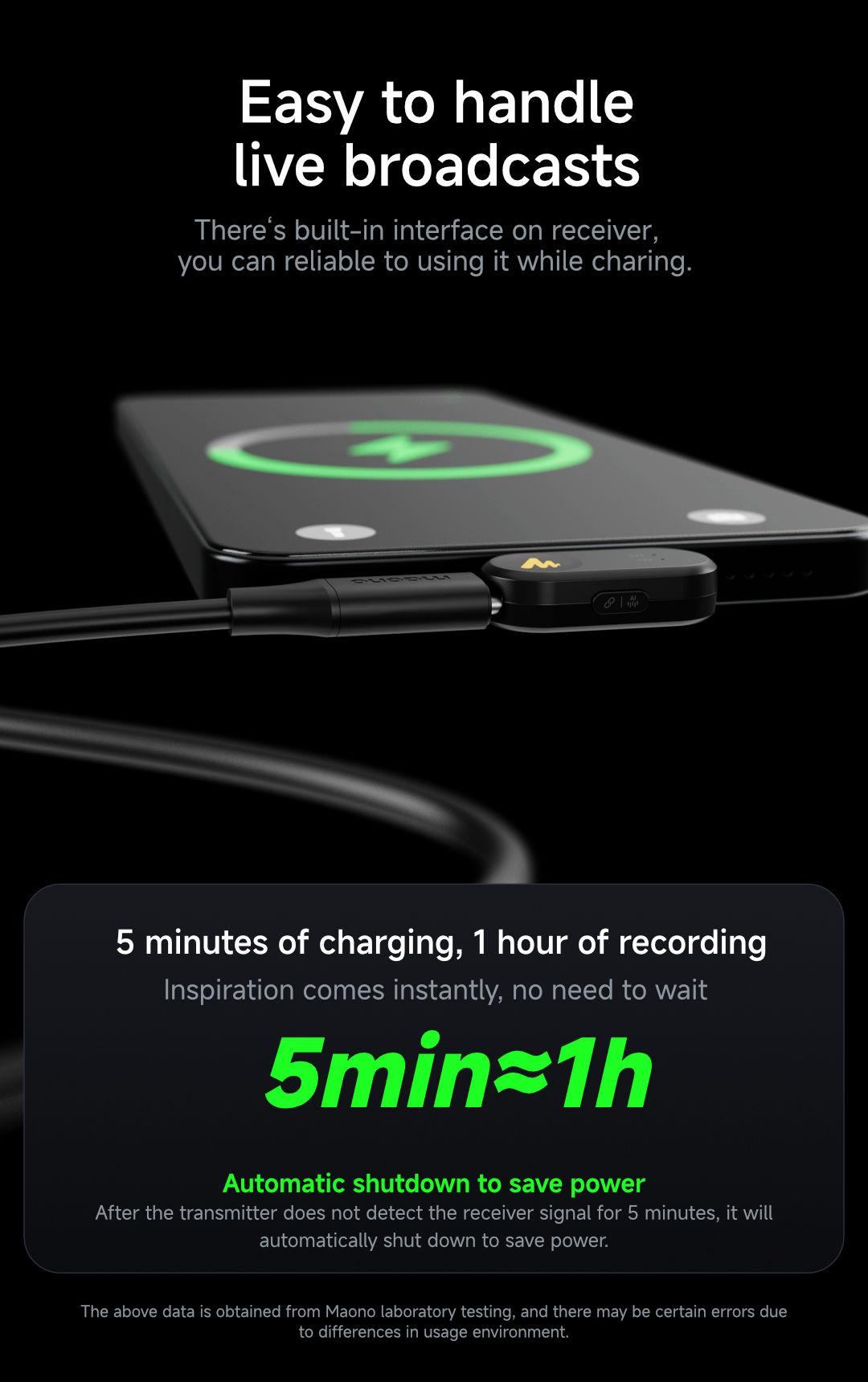 T1 MINI Wireless Lavalier Microphone Adapter for iPhone,  Android smartphones of Lightning and Type-C, 3.5mm Camera, perfect for TikTok, YouTube, Video Vlogging, Audio Recording, interviewing