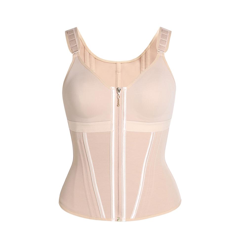 ChicCurve Extreme Latex Corset Waist Vest With Bra Purple Zip-Up Design for Women's Fashionable Wear Summer Wear SpringStatements