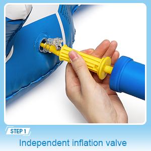 Kids' Inflatable Pool Float, Toddler Ride-On Airplane Cruiser, Summer Foldable Lounger, Mini Pool Toy for 3-8 Years Babies