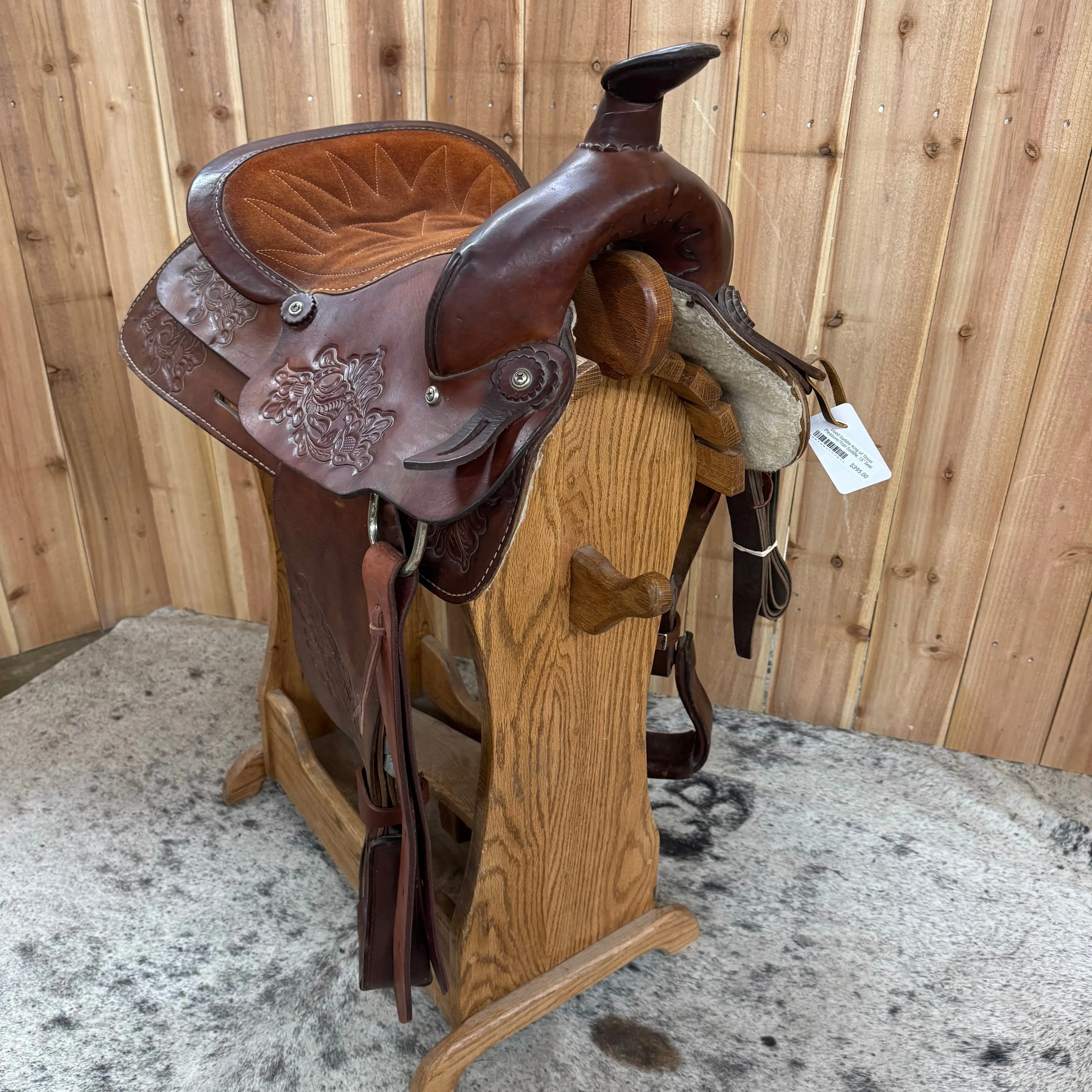 Used Saddle King of Texas Pleasure/Trail Saddle, 15" Seat