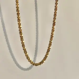 Tia 18K Gold Plated Twisted Rope Chain Necklace