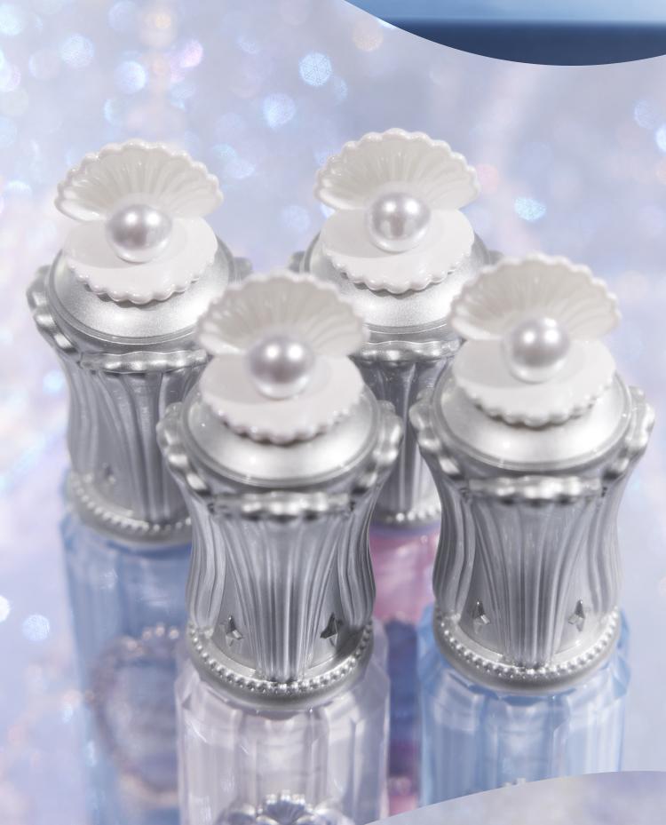 Flower Knows Shell's Jewel Collection Nourishing Lip Glaze, Hydrating & Moisturizing, Transfer-Proof, Lip Treatment, Waterproof, Long-Lasting, Lip Stain Lipgloss Lipstick Makeup Cosmetic, Summer Beauty Gift