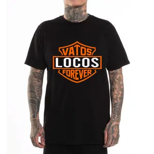 NEW Design - Vatos Locos Forever - Unisex Hoodie Sweatshirt T Shirt, Chicanos Clothing, Chicano Streetwear, Cholo Fashion, Outdoor Gifts Clothes, Mexican Menswear Oversized Loose Polyester Pullover