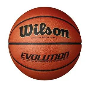 Wilson Youth Adults Basketball Indoor Use 29.5" Evolution Customizable Personalized Gift Advanced Microfiber Composite Leather