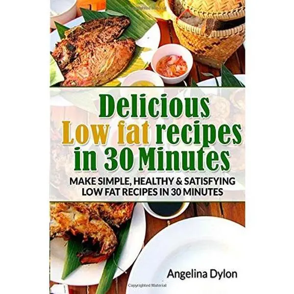 USED Delicious Low-Fat 30-Minute Cooking Recipes (English Text) Paperback by Angelina Dylon: Simple, Healthy, Satisfying Dishes for Quick Meal Prep