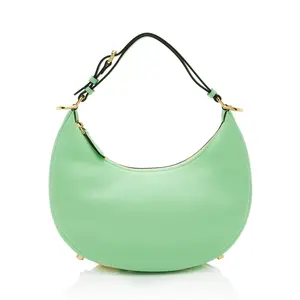 Pre-owned FENDI Leather Shoulder Bags Fendigraphy Small Hobo