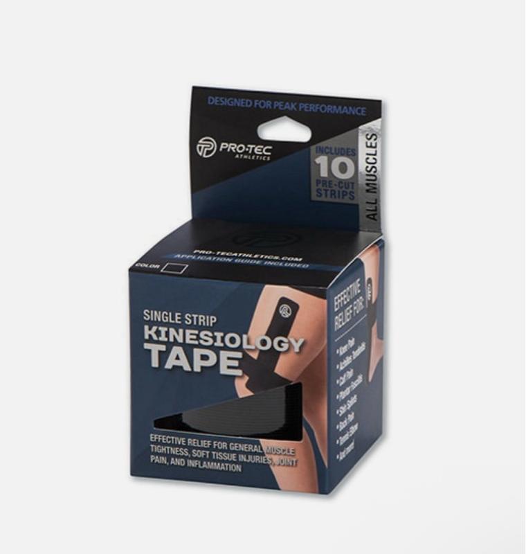 Pro-Tec Athletics Single Strip Kinesiology Tape 10 Strips/Roll