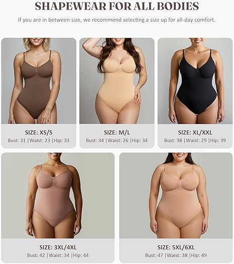 FeelinGirl Seamless Covered Bust Jumpsuit Thong Bodysuit Fit Comfort Slimming Womenswear 1 Breathable Hip Tops Soft Deals For You Days Springtok SpringStatements