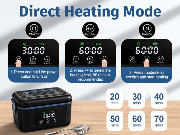 Cordless Electric Lunch Box 1.4L Large Capacity 18000mAh Battery Portable with Scheduled Heating Ice Pack Truck Drivers Set BPA Free Reusable Steel Tableware Cordless Electric Lunch Box 1.4L Large Capacity 18000mAh Battery Portable with Scheduled Heating Ice Pack Truck Drivers Set BPA Free Reusable Steel Tableware