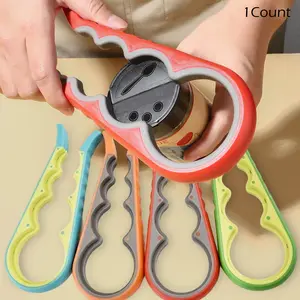 4 in 1 Can Opener, 1 Count Multifunctional Can Opener with Non-slip Handle, Bottle Opener, Kitchen Gadgets for Home Use