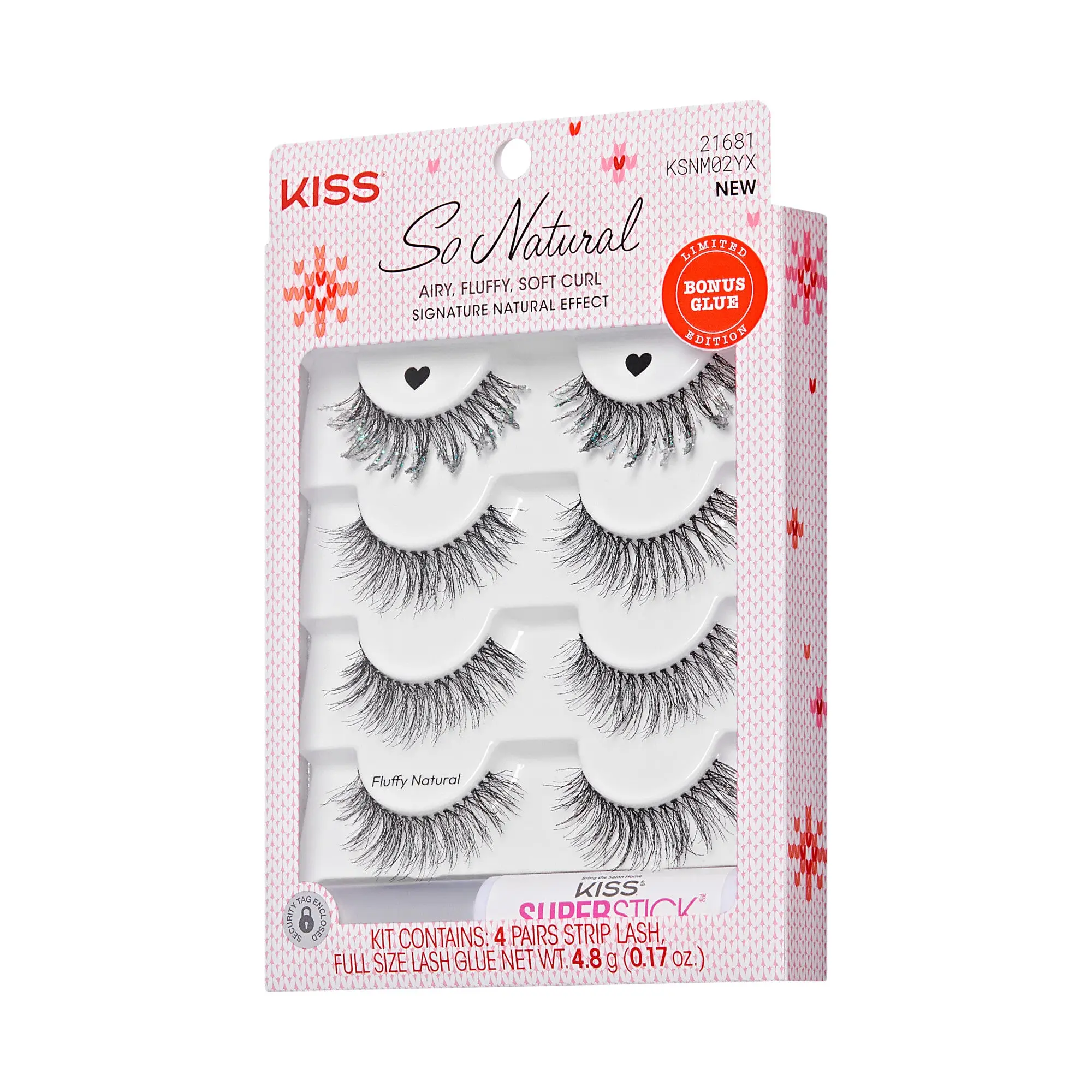 Kiss So Natural Holiday False Eyelashes – Fluffy Natural Kiss So Natural Holiday False Eyelashes – Fluffy Natural