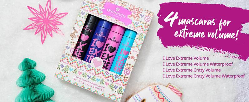 essence | Lash Princess Mascara Set | 4 Vegan & Cruelty-Free Mascaras | False Lash Effect, Waterproof, Curl & Volume, Sculpted | Holiday Gift for Beauty Lovers