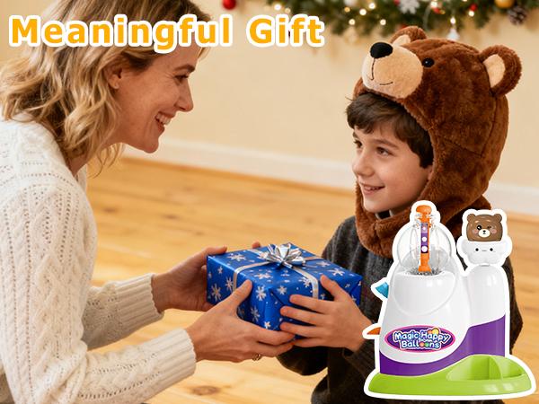 [Valentine’s Day Gift for Kids] Balloon Animals Kit with Pump, Funny Balloons Inflator Toy, DIY Sticky Balloon with Pump, Squishy Balloons Maker, Magic Sticky Balls Making Craft Kit for Girls Boys