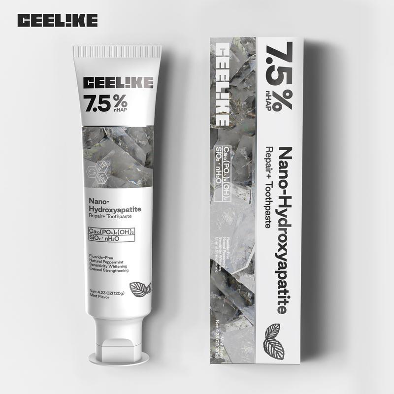 Ceelike Fluoride-Free Hydroxyapatite Toothpaste | Enamel Repair & Fresh Breath | Gentle Mint Flavor | 4.23 oz Oral Care