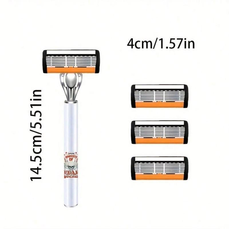 This classic men's razor comes with 72 ultra-sharp and durable blades, and its progressive design ensures a safe, smooth and painless shaving experience. Comes with 2 non-slip handles, perfect for holiday gifts