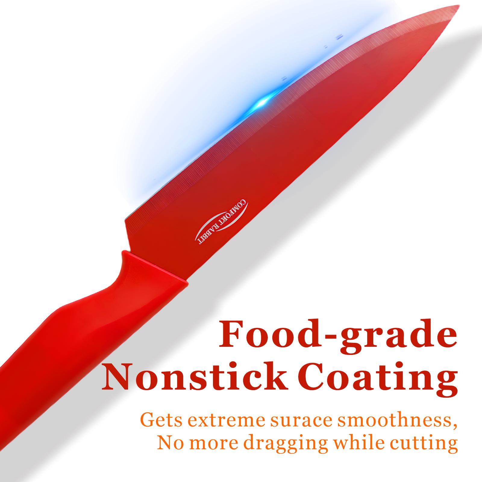 6-Piece Black Professional Kitchen Knife Set This set of knives features sharp blades and ergonomic handles, including ultra-sharp meat knives, perfect for professional chefs. Block Cutting Kitchenware Home Stainless Steel