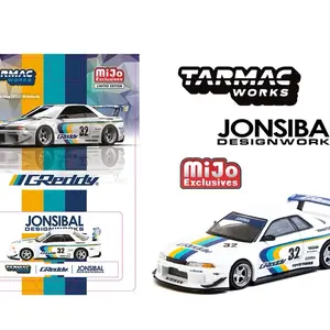 Tarmac Works 1:64 Nissan Skyline GT-R (R32) Widebody Jonsibal Designworks & Greddy