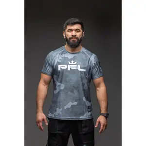 PFL Urban Camo Raglan Top - Concrete