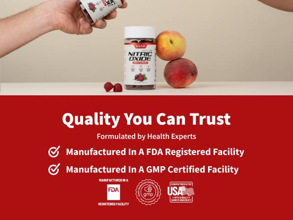 Snap Supplements - Sugar Free Nitric Oxide Beet Root Gummies - Heart Health - Energy Boost - Circulation - Nitric Oxide Booster - 3rd party tested