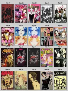 Nana Retro Anime Manga Print Art - Ai Yazawa Inspired Wall Decor - Modern Vintage Movie Style Poster - Unframed High-Quality Aesthetic Print - Y2K Anime Decor