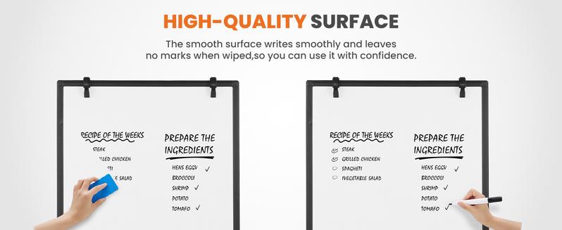 Whiteboard Easel, Magnetic White Board Dry Erase, Porbable Boards Height Adjustable, Dry Erase Board with Stand for School, Office and Home, Silver Aluminium Frame