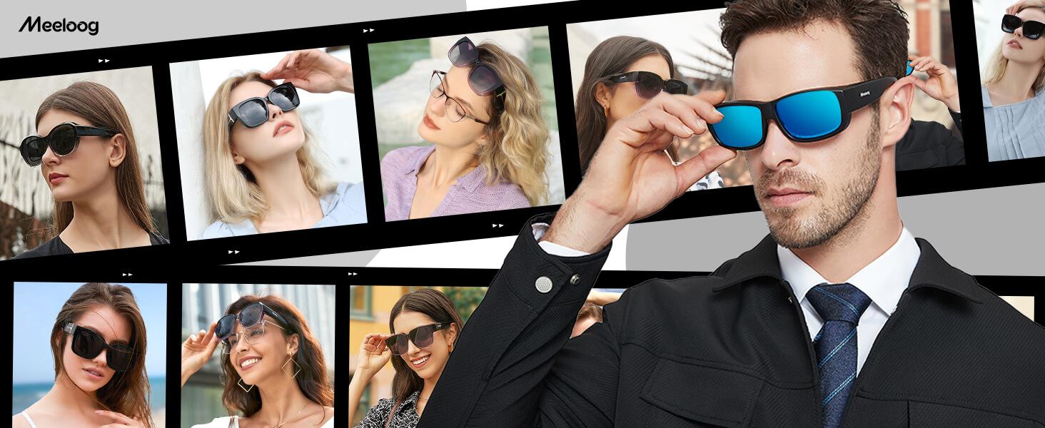 Polarized Fit Over Sunglasses for Men, Fashion Accessories for Outdoor Activities, Stylish Glasses, Polarized 100% UV400 Protection, Classic Sports Style Lightweight Design ST0006 SpringStatements