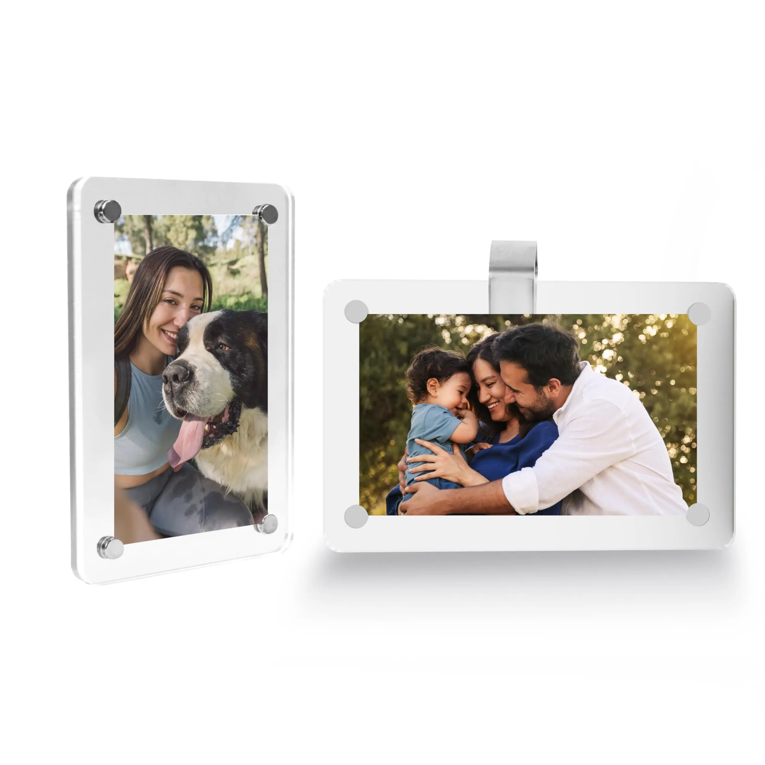 2Pcs Car Picture Holder, Suitable for car Visor,Universal for Any Vehicle Model,Show Personal or Family Photos,Great Gift for Drivers,3.5"X2.4"