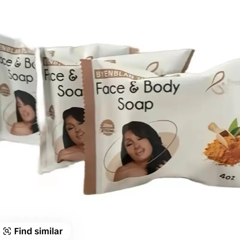 3-Piece Turmeric Body Cleansing Soap Set - Brightening, Balancing Full Body Bath & Shower Cleansers, Body Wash, Turmeric Beauty Soap