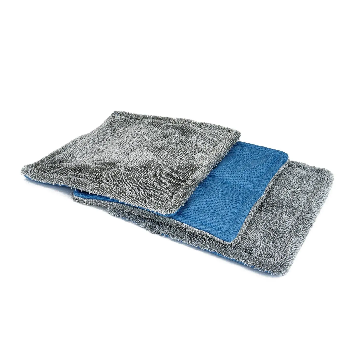 3-Pack Compact 8 in. x 8 in. Inside-Out 2-Sided Microfiber Cleaning Cloths, Smooth Glass Cloth Towels, Home Care Cleaning Supplies for Multipurpose Wiping
