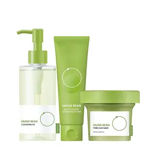 Mung Bean Trio Set | Filter Skin Skin Detox Recipe Trio Set | Korea's No.1 | Facial |Skin Repair |Cleanser