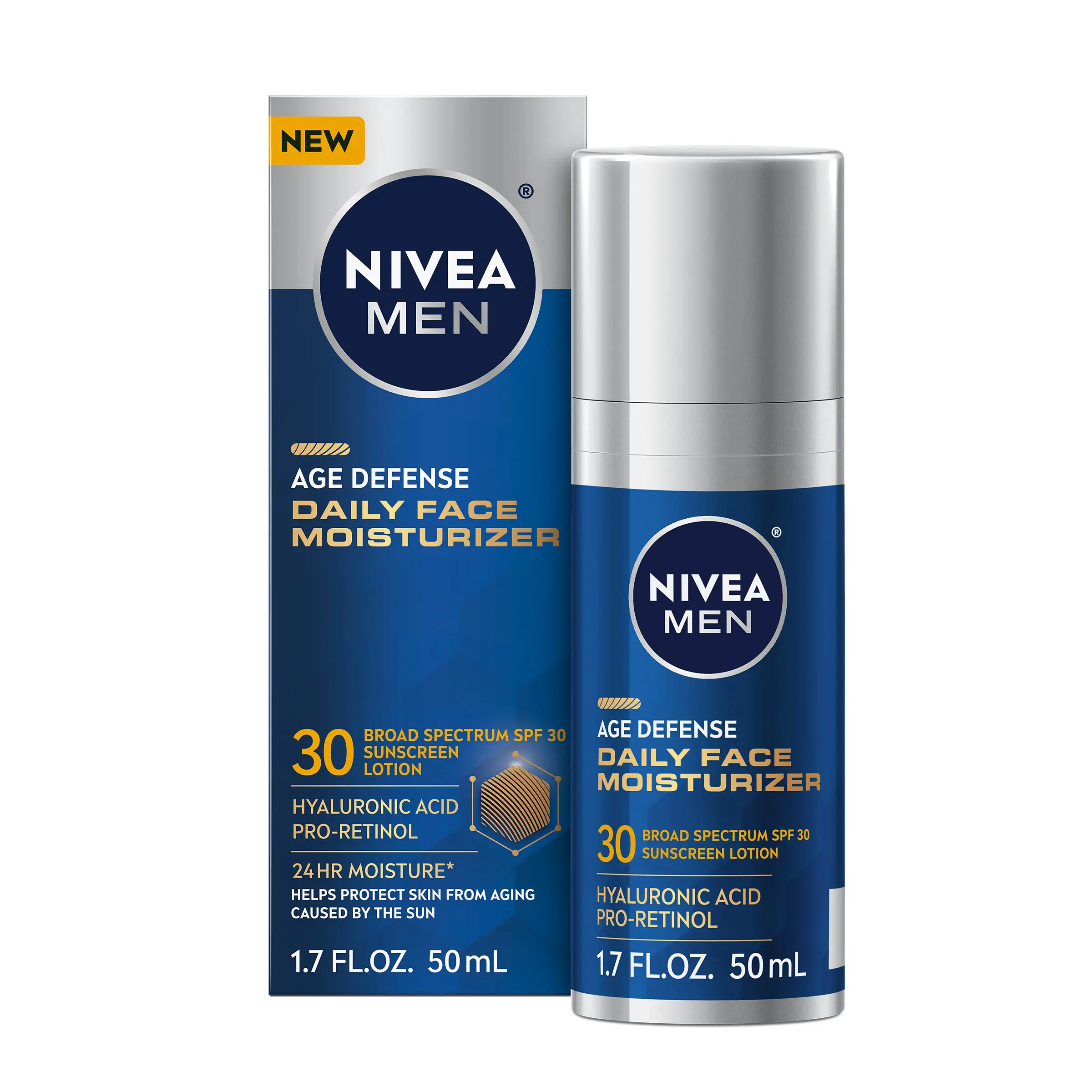 Nivea Men Age Defense Daily Face Moisturizer with SPF 30 1.7oz Nivea Men Age Defense Daily Face Moisturizer with SPF 30 1.7oz