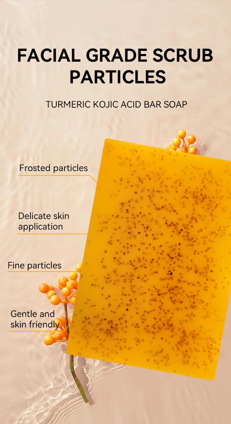 12 PCS Turmeric & Tartaric  Soap, Cleansing Soap, Body Soap Cleansing Skin Care Products, Suitable For Bath Care, Containing Natural Ginger Extract, Deep Cleaning Moisturizing Handmade Soap