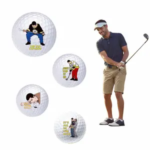 Funny Golf Balls 4 Pack with Gift Box, Adult Humor Novelty Golf Balls, Unique Practice Balls, Gag Golf Gifts for Men, Dad, Boyfriend, Coworkers – Father’s Day, Christmas, Birthday