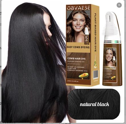 GBVAESE Hair Dye Comb Pen Chestnut Brown 200ml Waterproof Sweatproof Easy to Color Portable Fast Replenishment Color Does Not Fall Out Haircare GBVAESE Hair Dye Comb Pen Chestnut Brown 200ml Waterproof Sweatproof Easy to Color Portable Fast Replenishment Color Does Not Fall Out Haircare