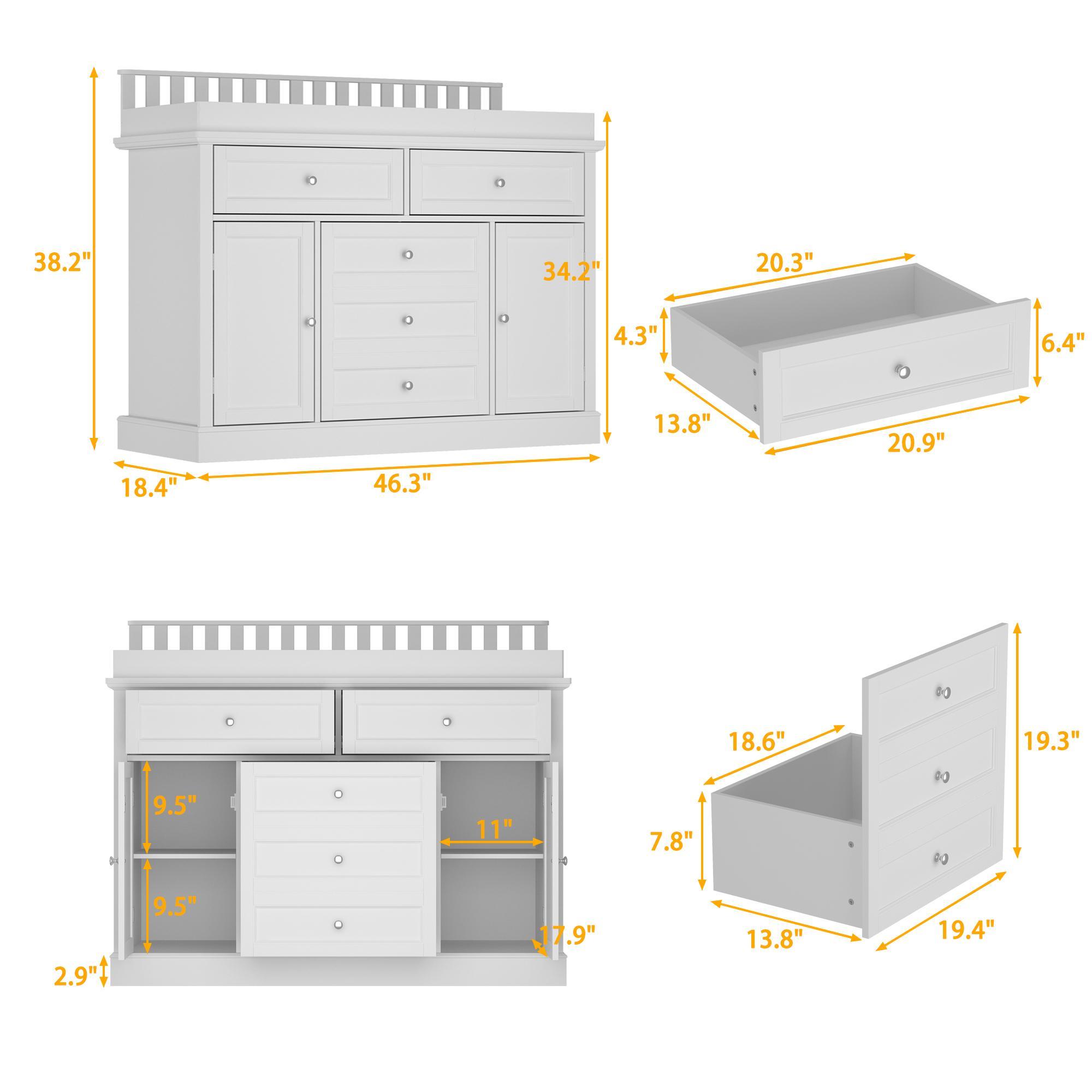 FUFU&GAGA 5-Drawer Dresser with Open Shelves, Modern White Chest of Drawers with Knobs, Storage Cabinet for Bedroom & Living Roomfor the Bedroom Furniture Organizer FUFU&GAGA 5-Drawer Dresser with Open Shelves, Modern White Chest of Drawers with Knobs, Storage Cabinet for Bedroom & Living Roomfor the Bedroom Furniture Organizer