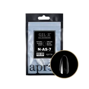 APRES - Gel-X Natural Almond Short #7 Refill Bag