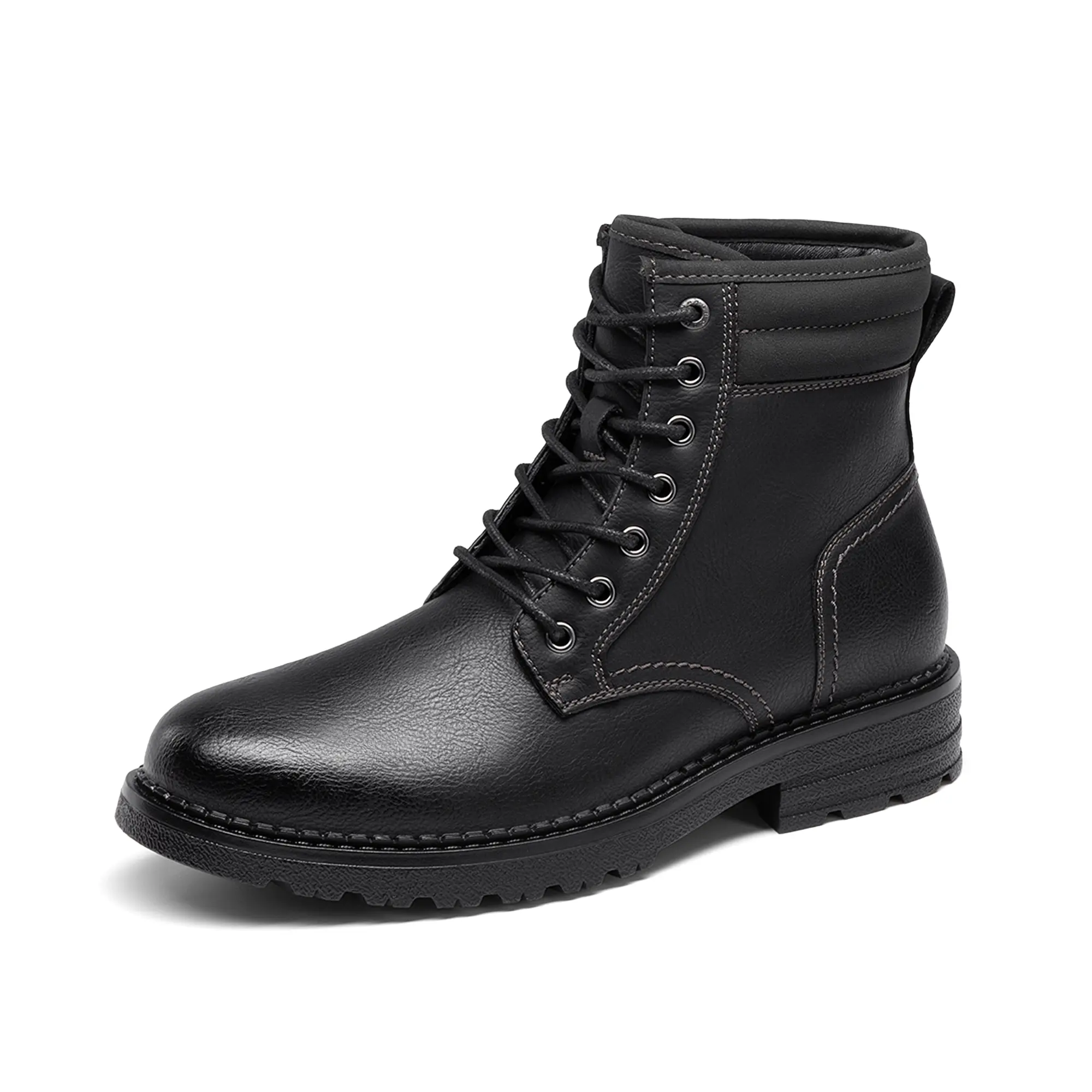 BRUNO MARC Anniversary Men's Oxford Ankle Boots, Comfortable Classic Design, Secure Lace-Up Closure, Durable Laces, TikTok Shop Back to School, Ankle Boot, Steadier Steps